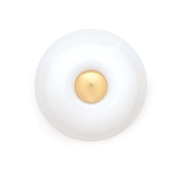 P.E. Guerin Nº 72470 — White China Cabinet Knob